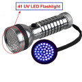 Ultra Violet LED Flashlight 4xAAA/Pet Stains 41 LED UV Ultra Violet Blacklight Detection Flashlight